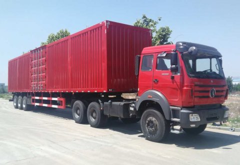 Beiben 6x4 380hp Tractor Truck for Tanzania market
