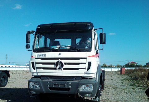 Mercedes Benz technology Beiben NG80 380hp tractor truck for Rwanda Africa