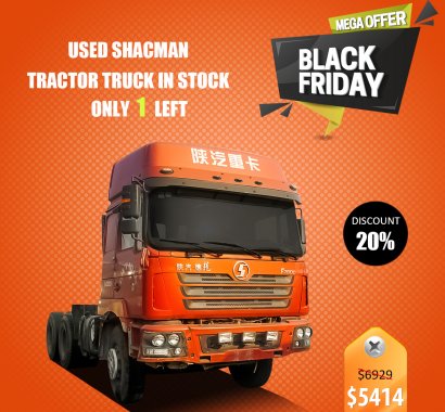 SHACMAN 6X4 380hp USED TRUCK IN STOCK for sale 