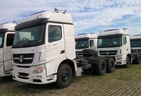 China Trucks Beiben 6X4 RHD 420hp Tractor Head